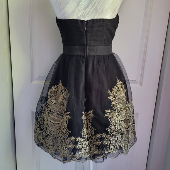 Minuet strapless mini dress size M - Picture 9 of 14